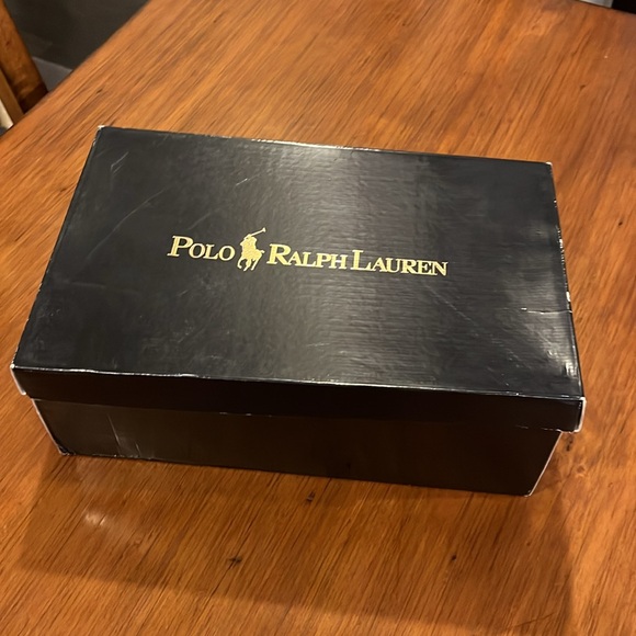 Polo Ralph Lauren Vaughn Boat Deck Shoes Sneakers new wine plaid Men’s Size 9 - Picture 12 of 13